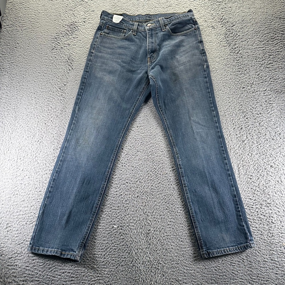 Signature By Levi Strauss Jeans Mens 31x30 Blue Cotton Denim Straight Stretch